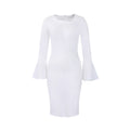 Women Dress Women's Autumn and Winter Sloping Shoulder Dress